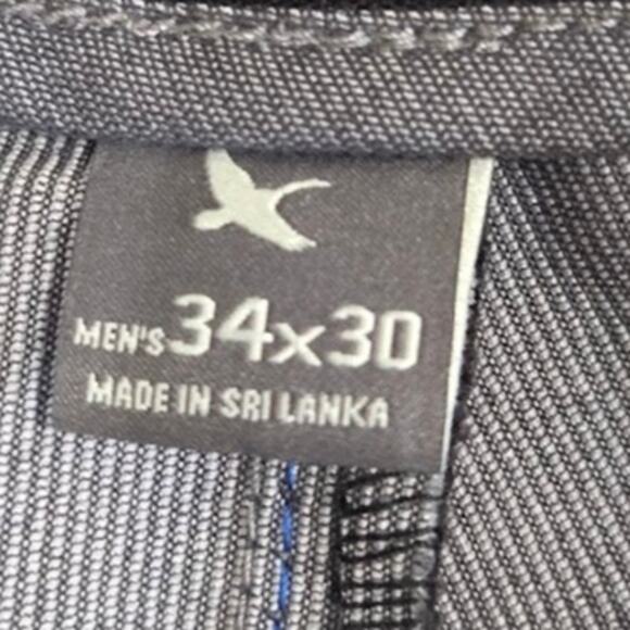 Eddie Bauer‎ Gray Dress Pants Men's 34x30 Straight Fit Cotton Blend - Picture 10 of 11